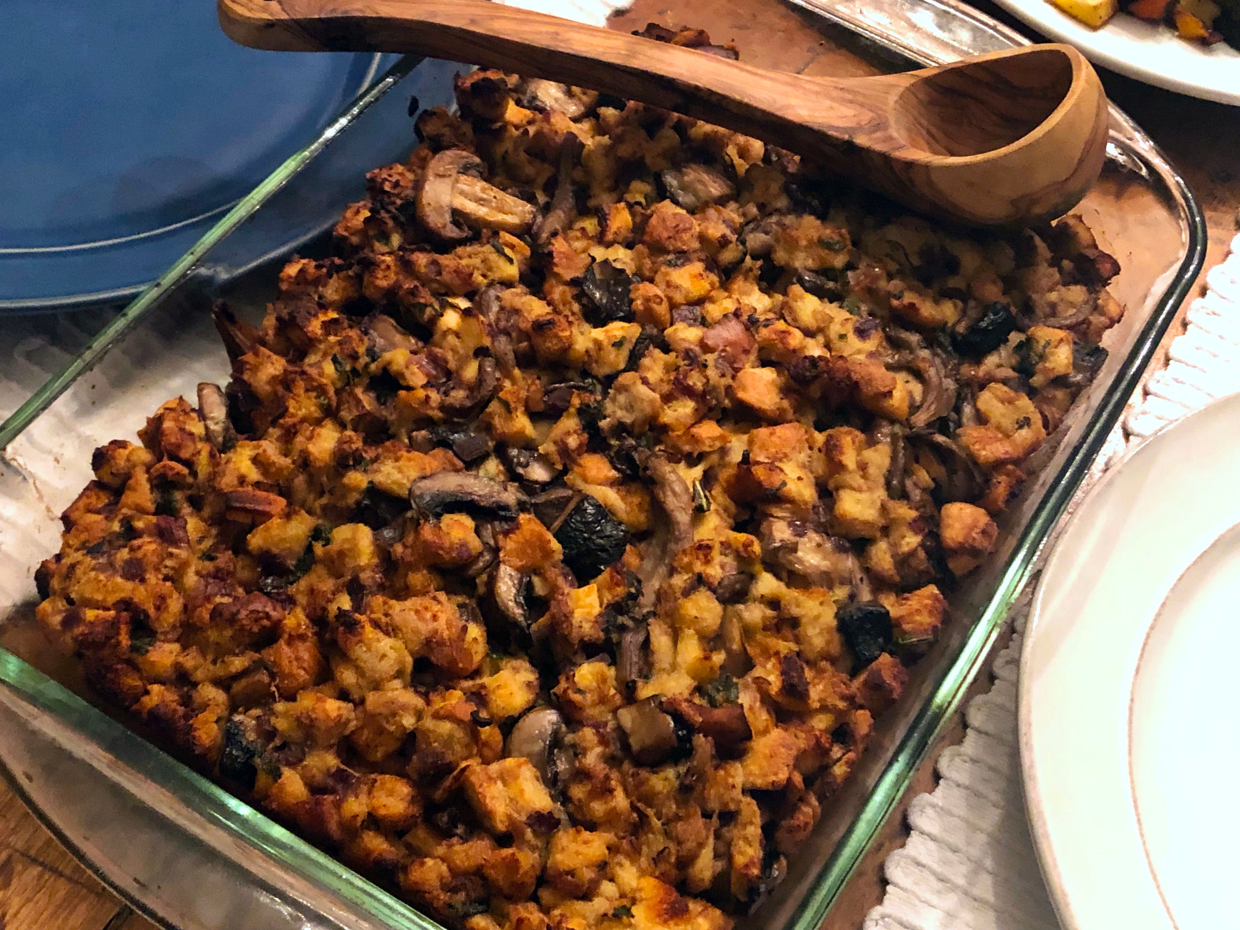 Brown Butter, Sage, and Wild Mushroom Dressing